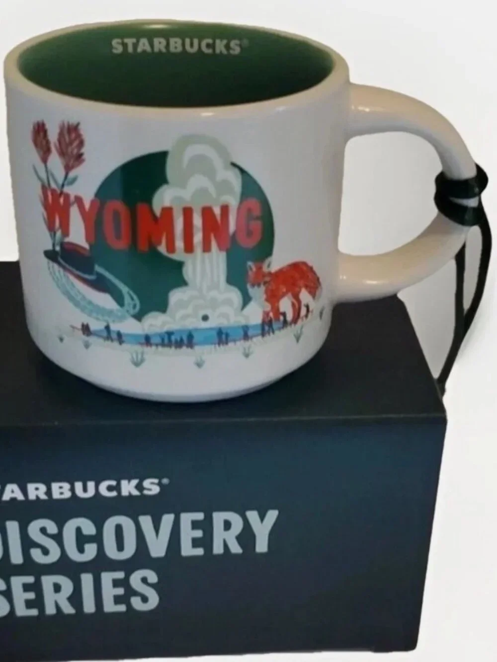 New in box Starbucks Wyoming Discovery Series 2 ounce Espresso mug Ornament